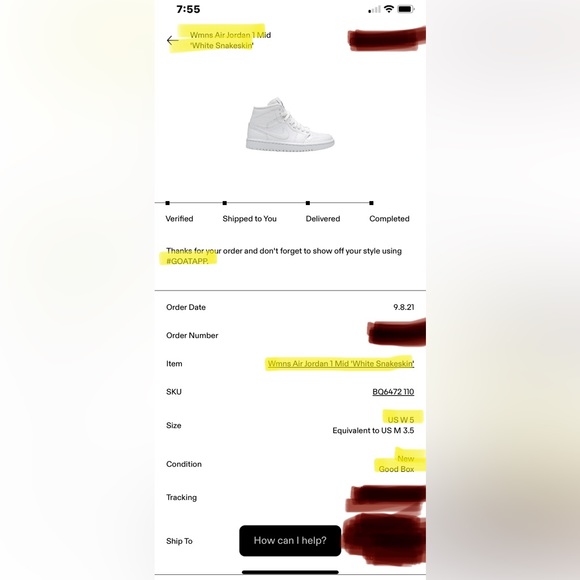 Air Jordan 1 Mid “White Snakeskin” - Picture 8 of 8